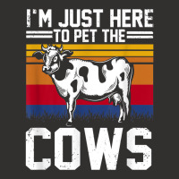 I'm Here To Pet The Cows Funny Cow Dairy Lover Farming T Shirt Champion Hoodie | Artistshot