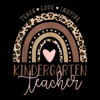 Leopard Rainbow Kindergarten Teacher First Day Of School T Shirt Fleece Short | Artistshot