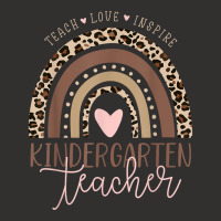 Leopard Rainbow Kindergarten Teacher First Day Of School T Shirt Champion Hoodie | Artistshot