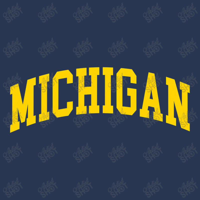 Michigan - Throwback Design - Classic , Best Gift, Costume, Halloween, Men Denim Jacket | Artistshot