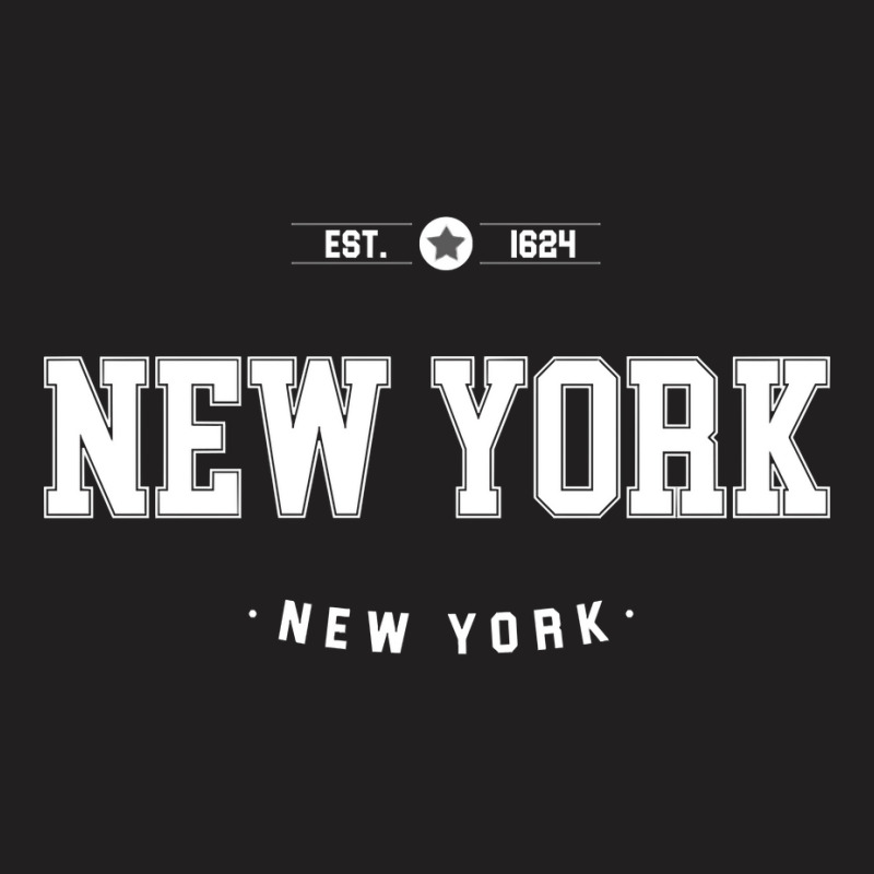 New York, New York Established 1624 Nyc Gift Sweatshirt T-shirt | Artistshot