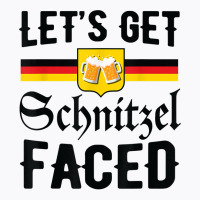 Let's Get Schnitzel Faced Beer Funny Oktoberfest 2022 German T Shirt T-shirt | Artistshot