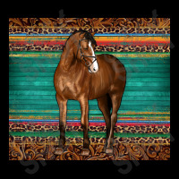 Western Horse Serape  Leather Leopard Legging | Artistshot