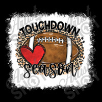 Bleached Touchdown Season Leopard Game Day Football , Best Gift, Costu V-neck Tee | Artistshot