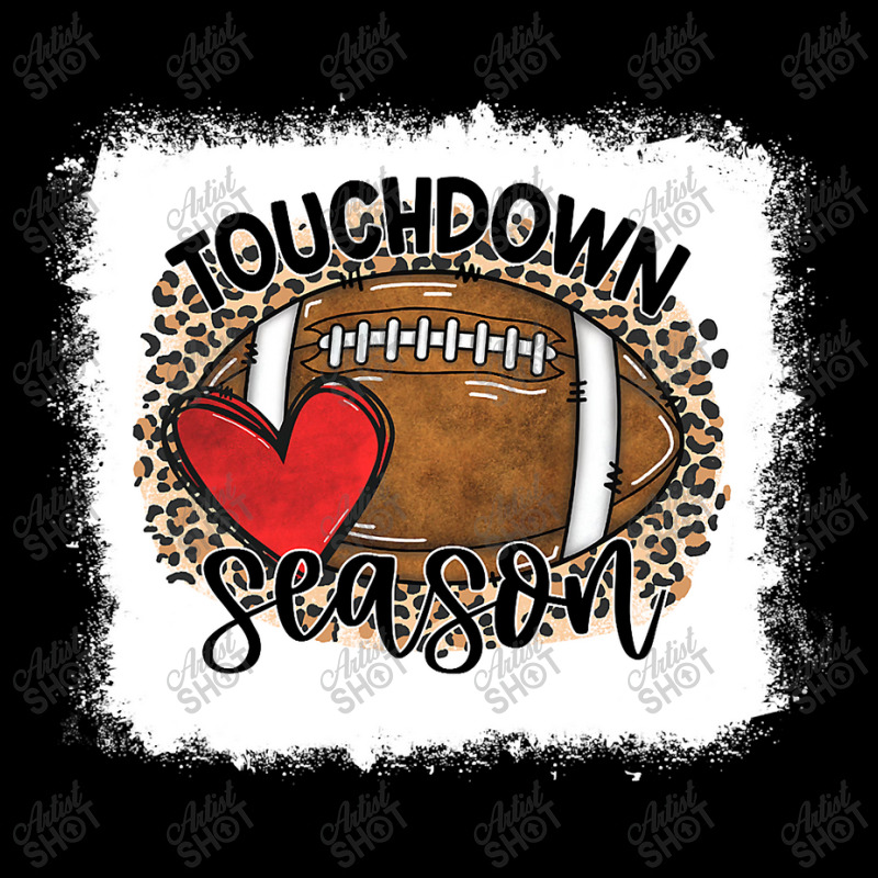 Bleached Touchdown Season Leopard Game Day Football , Best Gift, Costu Long Sleeve Shirts | Artistshot