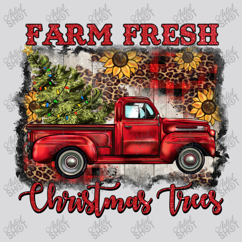 Farm Fresh Christmas Trees Women's Triblend Scoop T-shirt by BarkalooDesign | Artistshot