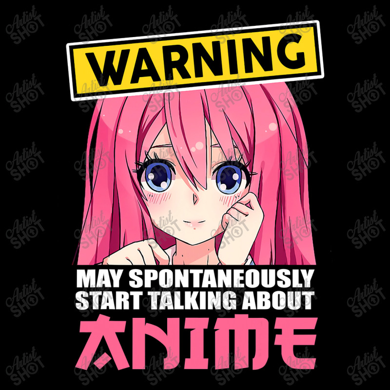 Warning May Spontaneously Start Talking About Anime Girls , Best Gift, Adjustable Cap | Artistshot