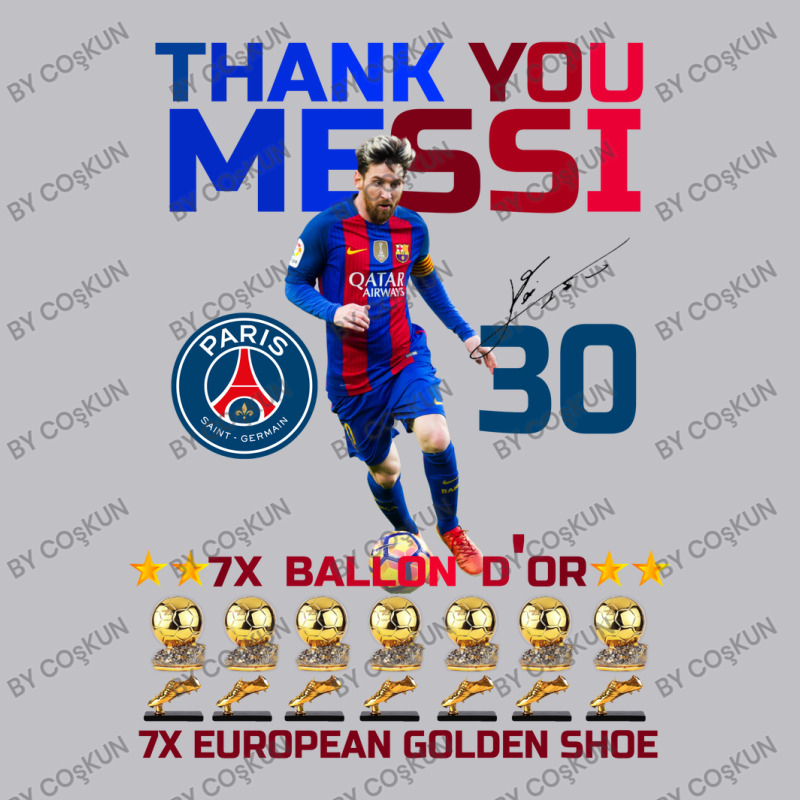 Ballon D'or 2021 Thank You Messi 30 Number 7x Golden Shoe Pocket T-shirt | Artistshot