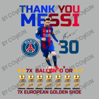 Ballon D'or 2021 Thank You Messi 30 Number 7x Golden Shoe Zipper Hoodie | Artistshot