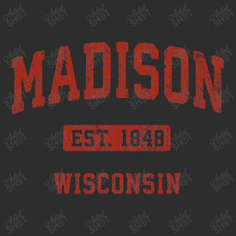 Madison Wisconsin Wi Vintage Athletic Sports Design , Best Gift, Costu Exclusive T-shirt | Artistshot