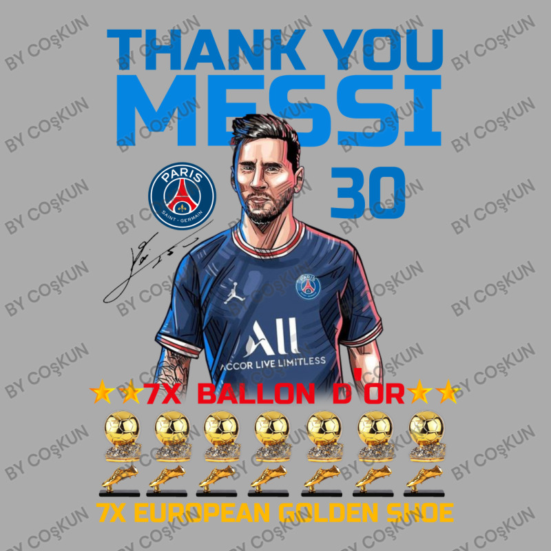 Ballon D'or 2021 Thank You Messi 30 Number 7x Golden Shoe T-shirt | Artistshot