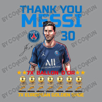 Ballon D'or 2021 Thank You Messi 30 Number 7x Golden Shoe Unisex Hoodie | Artistshot