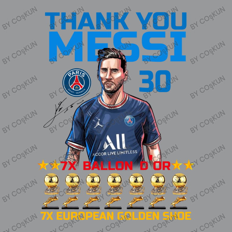 Ballon D'or 2021 Thank You Messi 30 Number 7x Golden Shoe Unisex Hoodie | Artistshot