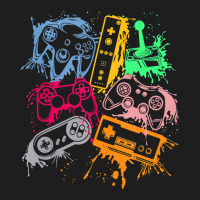 Video Game Console Controllers Retro 80's 90's Arcade Gamer Classic T-shirt | Artistshot