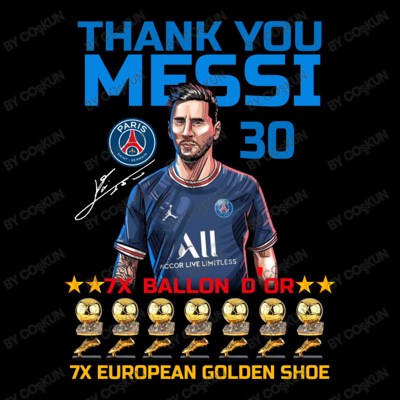 Ballon D'or 2021 Thank You Messi 30 Number 7x Golden Shoe Adjustable Cap | Artistshot