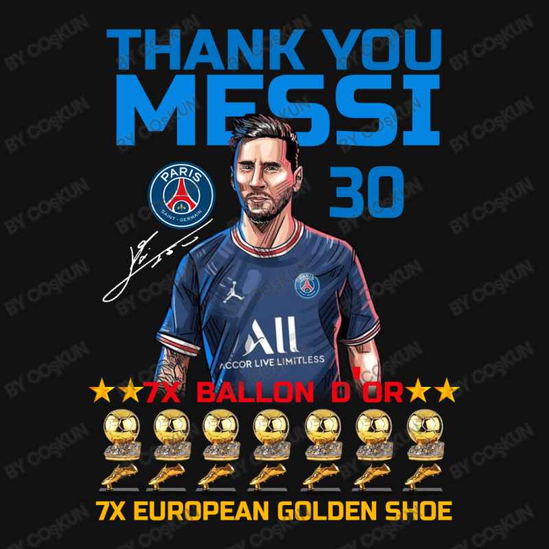 Ballon D'or 2021 Thank You Messi 30 Number 7x Golden Shoe Baby Beanies | Artistshot