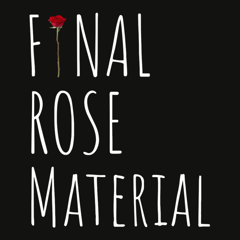 Final Rose Material Funny Valentines For Single Scorecard Crop Tee by sieuduong86 | Artistshot