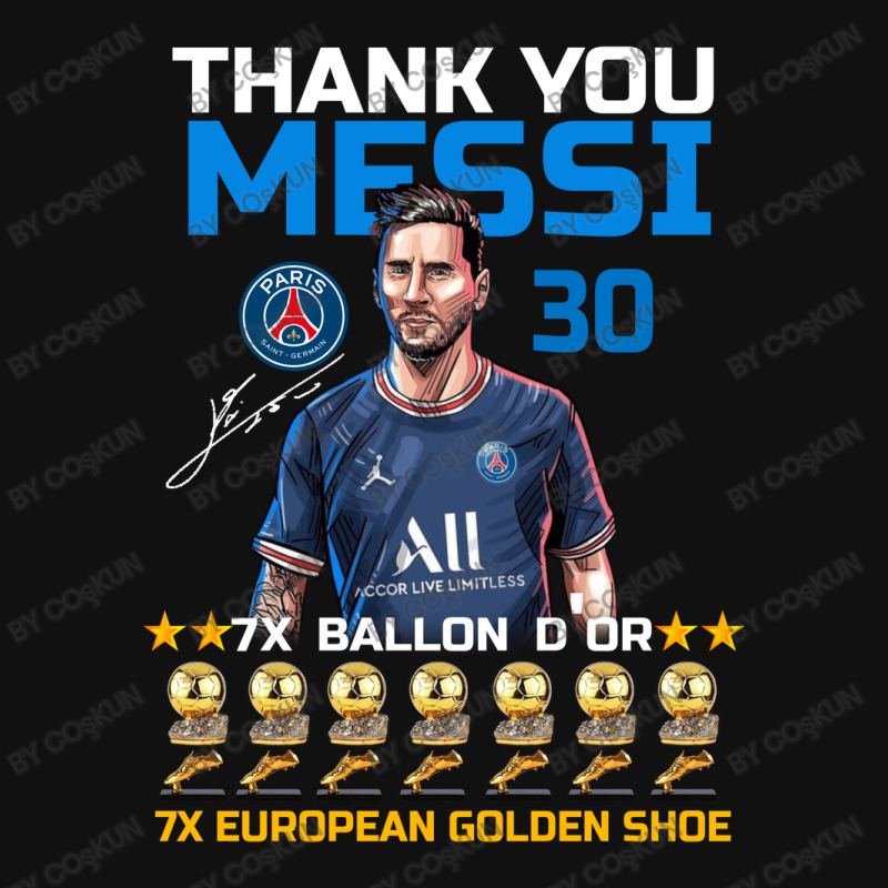 Ballon D'or 2021 Thank You Messi 30 Number 7x Golden Shoe Baby Beanies | Artistshot