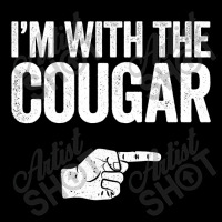 I'm With The Cougar T-shirt Matching Cougar Costume , Best Gift, Costu Maternity Scoop Neck T-shirt | Artistshot