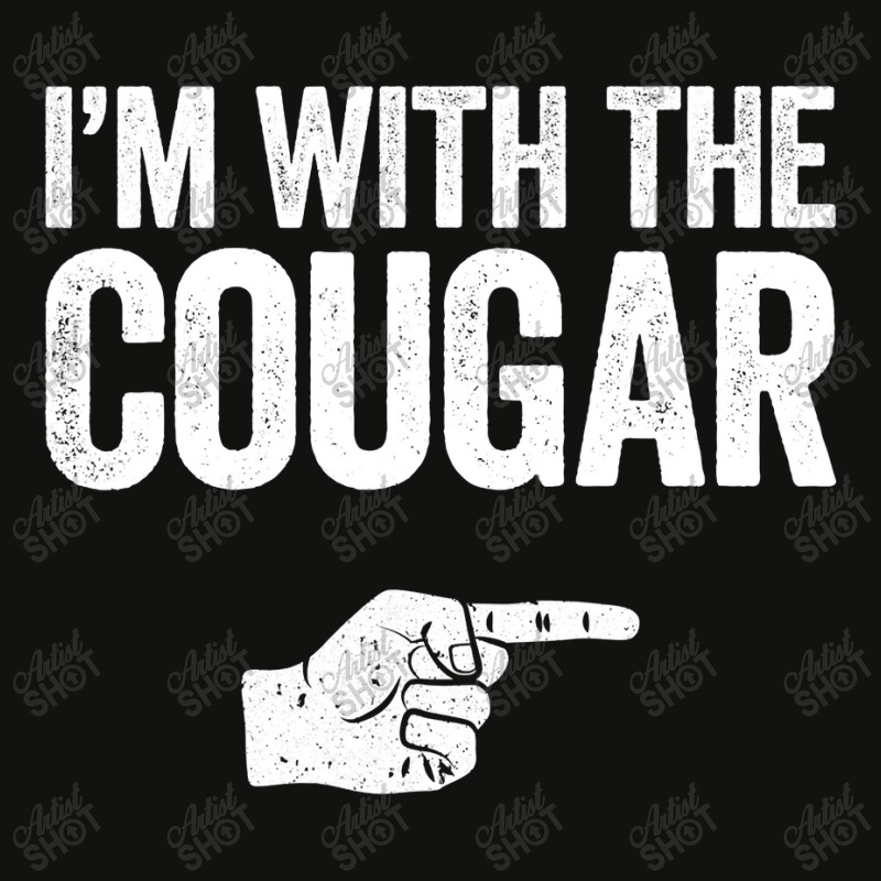 I'm With The Cougar T-shirt Matching Cougar Costume , Best Gift, Costu Scorecard Crop Tee by CUSER3772 | Artistshot