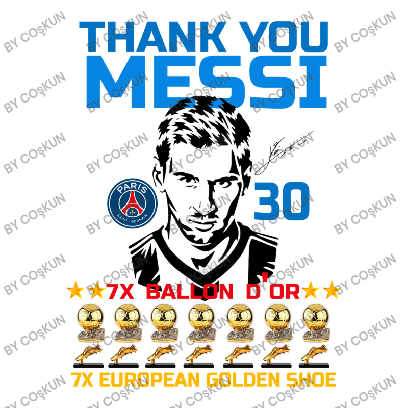 Ballon D'or 2021 Thank You Messi 30 Number 7x Golden Shoe Sticker | Artistshot