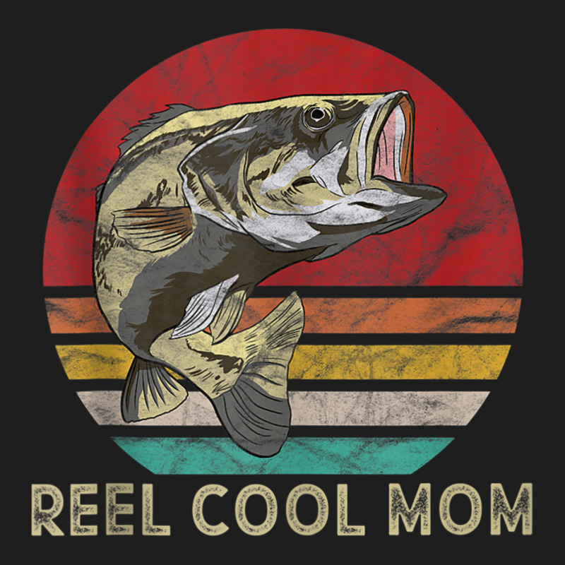 Fishing Mom Gifts For Women Bass Fishing Reel Cool Mom Tank Top
