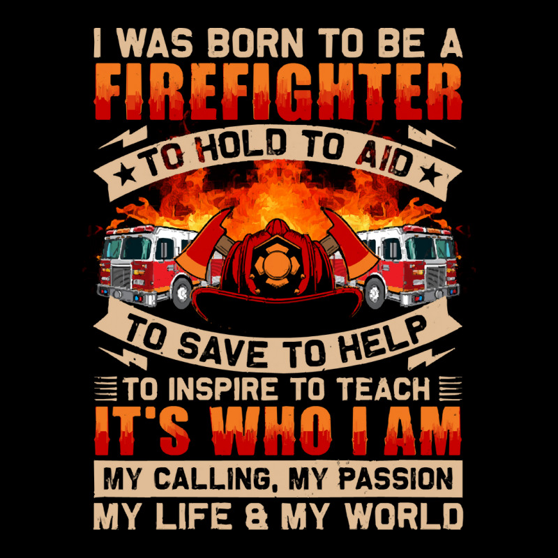 Firefighter T  Shirt Born To Be Firefighter Fireman T  Shirt Pocket T-shirt | Artistshot