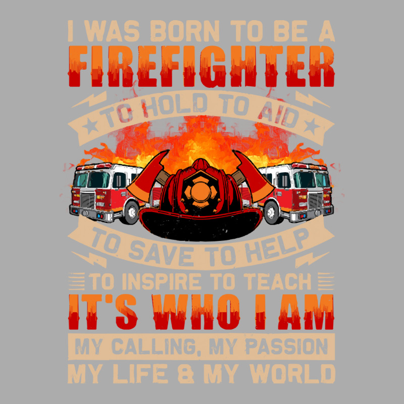 Firefighter T  Shirt Born To Be Firefighter Fireman T  Shirt Men's T-shirt Pajama Set | Artistshot