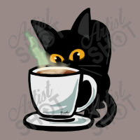 Coffee Cat Vintage T-shirt | Artistshot