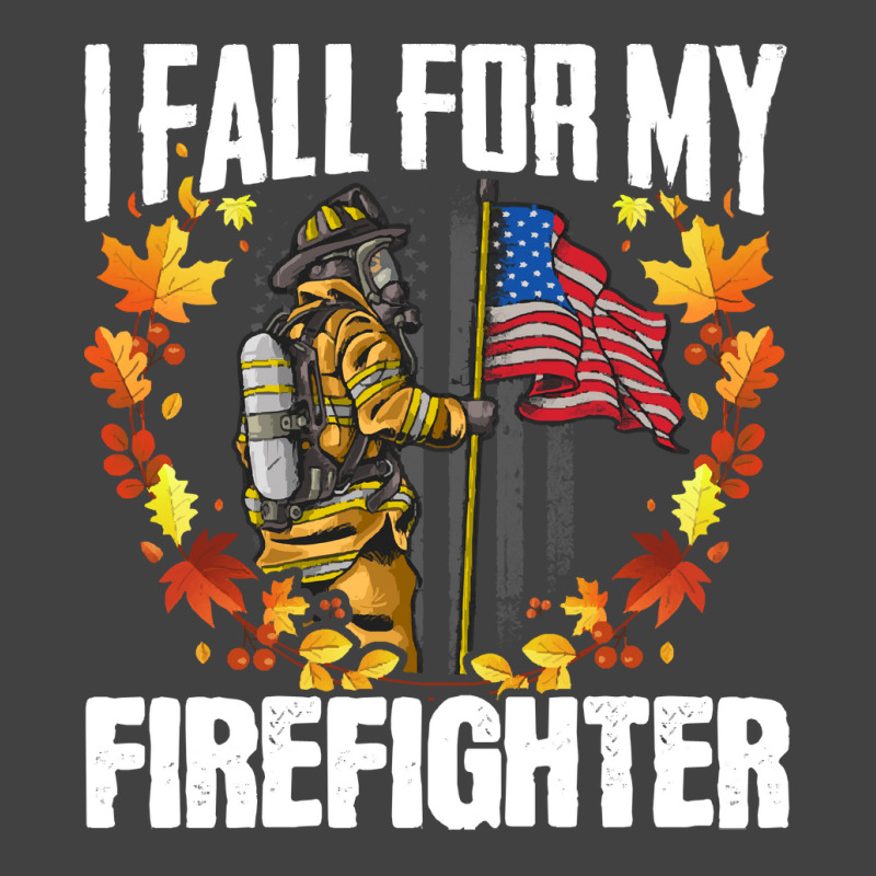 Firefighter T  Shirt Fire Rescue Autumn I Fall For My Firefighter Fire Vintage T-shirt | Artistshot