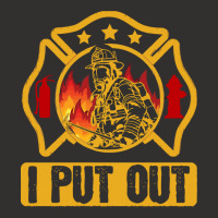 Firefighter T  Shirt Fire Rescue Firefighter I Put Out Fireman T  Shir Champion Hoodie | Artistshot