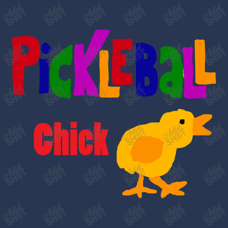 Cool Pickleball Chick Men Denim Jacket | Artistshot