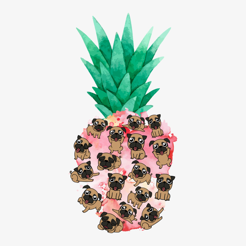 Pug Pineapple Ladies Fitted T-Shirt by autlu2024 | Artistshot