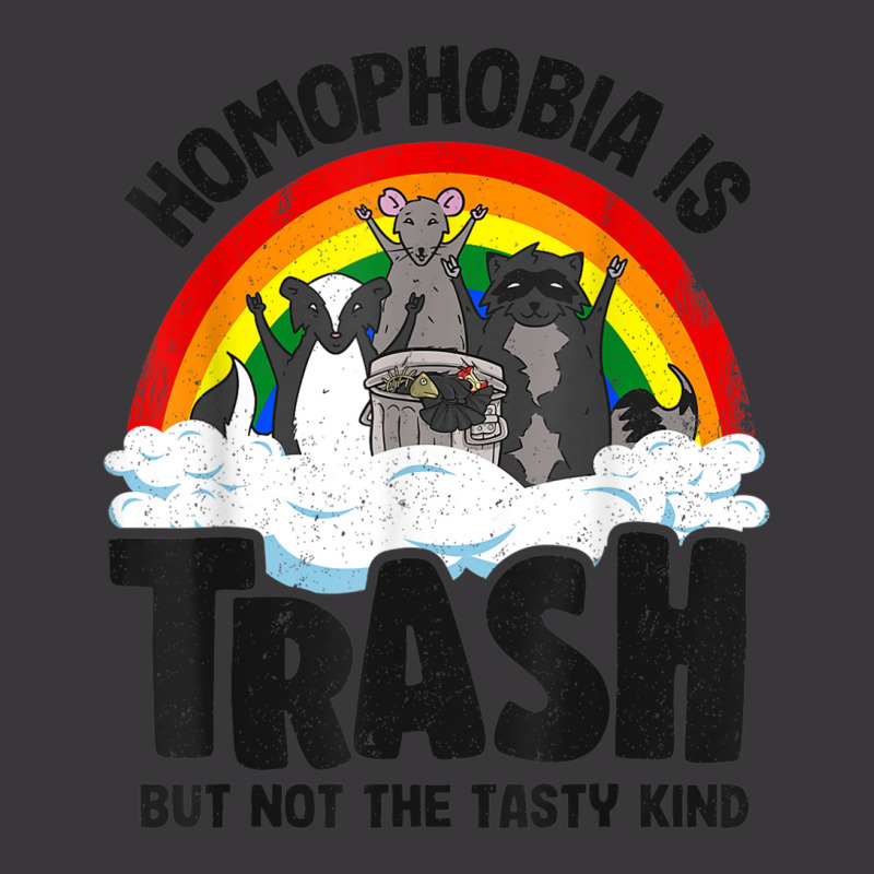 Homophobia Is Trash Gay Pride Raccoon Opossum Ally Lgbt T Shirt Ladies Curvy T-Shirt by KaseeDheera | Artistshot