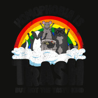 Homophobia Is Trash Gay Pride Raccoon Opossum Ally Lgbt T Shirt Scorecard Crop Tee | Artistshot