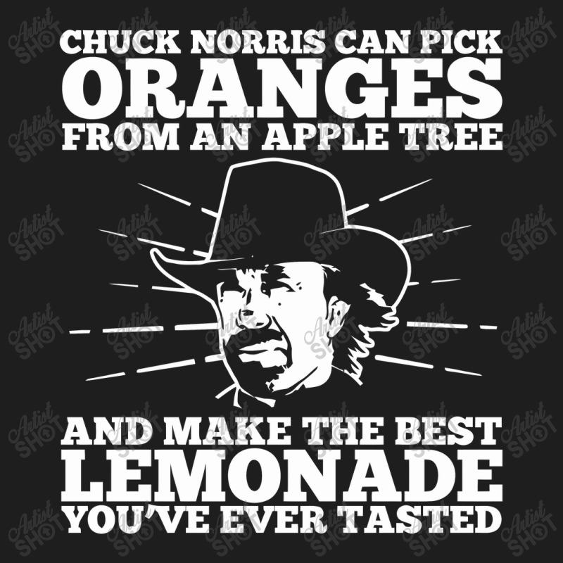 Chuck Norris Can Pick Oranges From An Apple Tree Classic T-shirt by gedongbayi | Artistshot