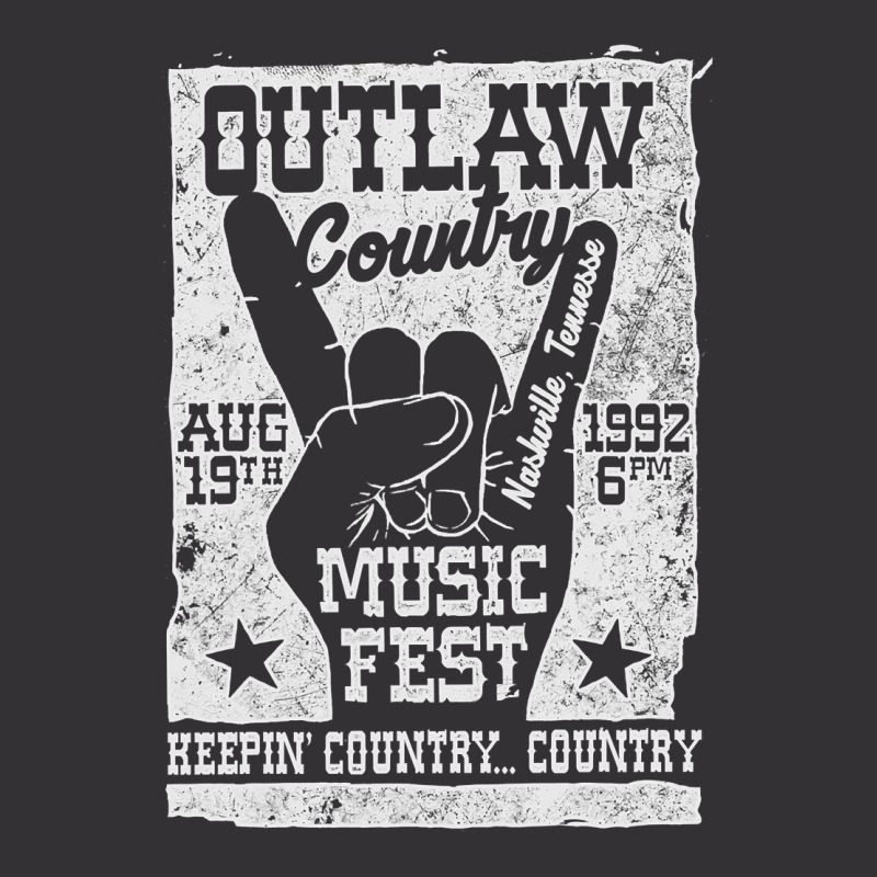 Outlaw Country Music Fest Nashville Vintage Graphic , Best Gift, Costu Vintage Hoodie | Artistshot