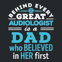 Mens Audiologist Dad Father Believed In Her First Premium Crewneck Sweatshirt | Artistshot