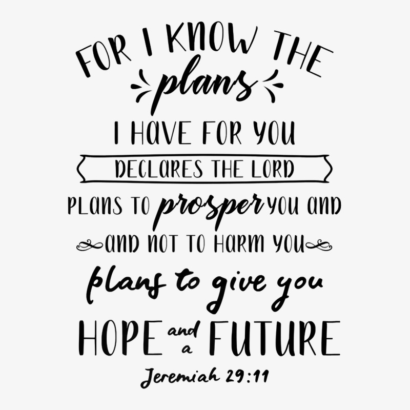 Christian Shirt Bible Verse Jeremiah 29 11 Hope Future Tee Ladies Fitted T-Shirt by kalerttjay | Artistshot