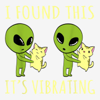 I Found This Its Vibrating Funny Alien Cat Tshirt T Shirt Baby Bibs | Artistshot