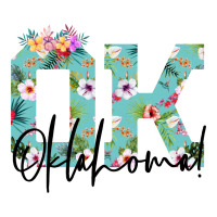 Oklahoma Floral For Light V-neck Tee | Artistshot