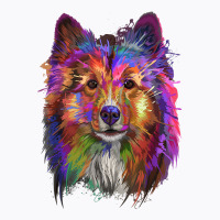 Splash Art Shetland Sheepdog T Shirt  Cute Sheltie Gifts T Shirt T-shirt | Artistshot