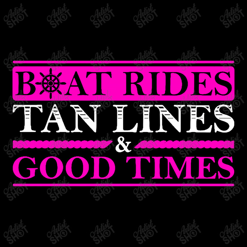 Boat Rides Tan Lines And Good Times Cropped Hoodie by Vanode Art | Artistshot