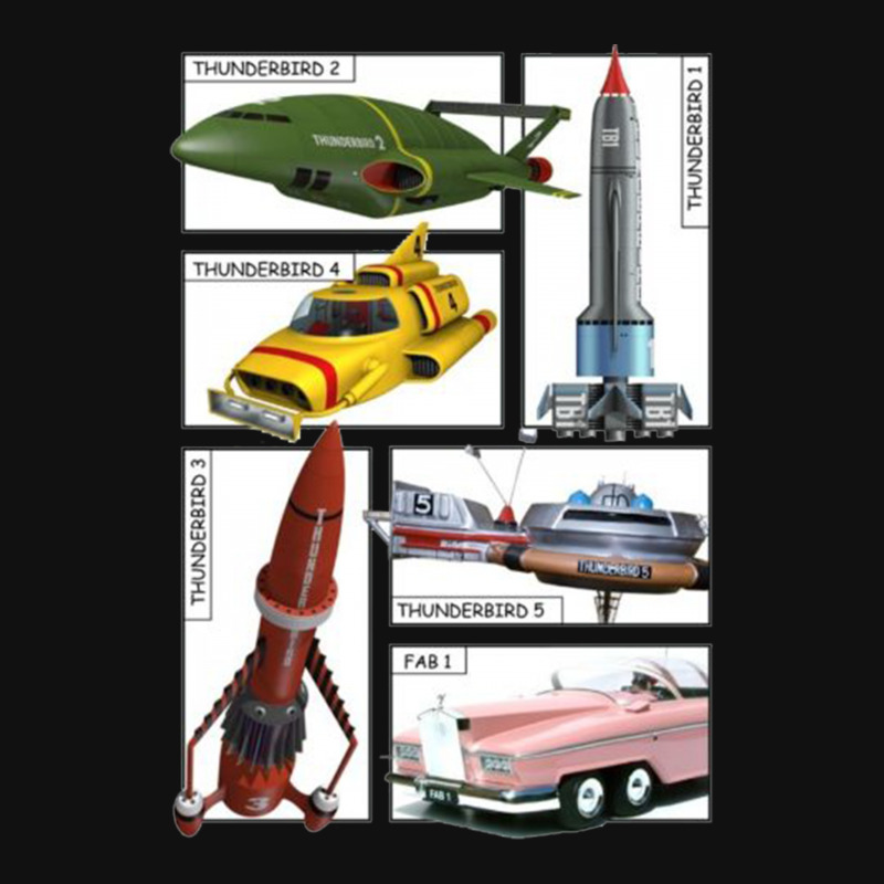 Thunderbirds Vehicles, Ideal Gift, Birthday Present Baby Bibs | Artistshot