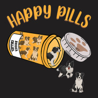 Happy Pills Border Collie Dog Lover T Shirt T-shirt | Artistshot