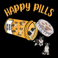 Happy Pills Border Collie Dog Lover T Shirt Front Car Mat | Artistshot