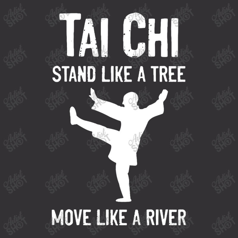 Tai Chi  Stand Like A Tree Vintage Hoodie And Short Set | Artistshot