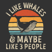 I Like Whales And Maybe 3 People Funny Whale Sea Ocean Gifts Sweatshir Baby Bodysuit | Artistshot