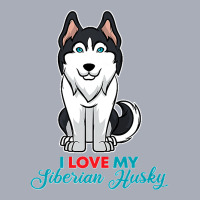 I Love My Siberian Husky For Lovers Of Huskies Premium Tank Dress | Artistshot