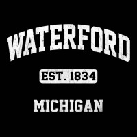 Waterford Michigan Mi Vintage State Athletic Style T Shirt Toddler 3/4 Sleeve Tee | Artistshot